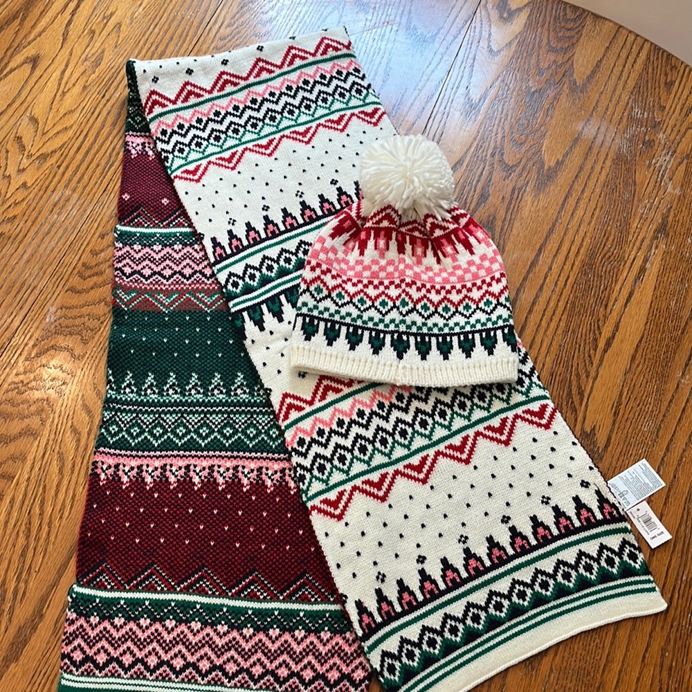 Gap scarf and hat combo